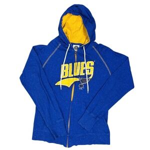 St. Louis Blues Women's Full-Zip Hoodie Sz-Medium NHL Hockey Sporty Casual